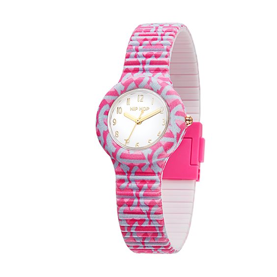 Oiritaly Orologio Al quarzo Donna Hip Hop LOGO MANIA Orologi